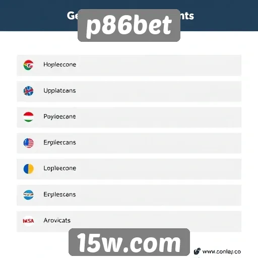 métodos de pagamento disponíveis no p86bet
